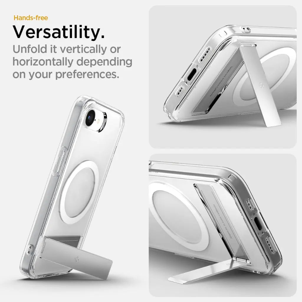 Spigen iPhone SE Case (2025) 6.1" Ultra Hybrid S MagFit Magnetic Phone Case Phone Stand iPhone Case iPhone Cover