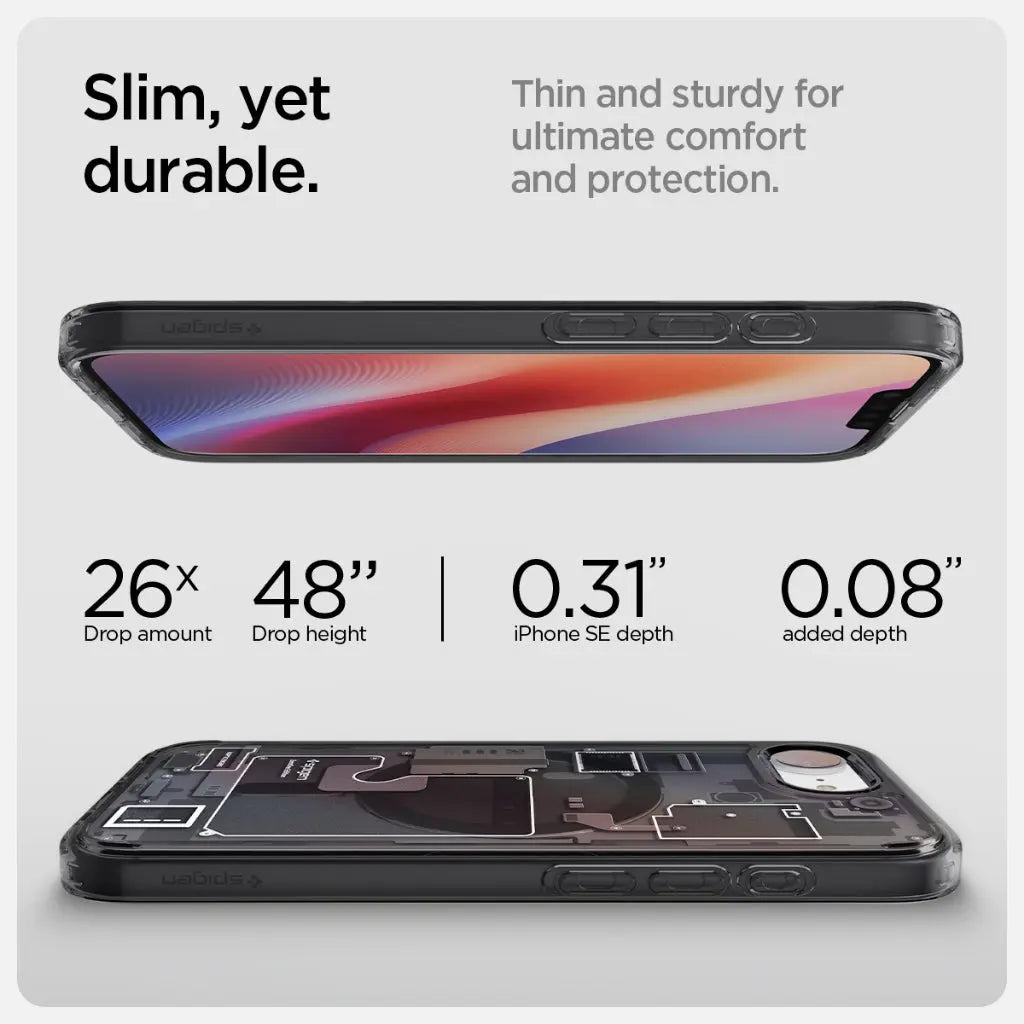 Spigen iPhone SE Case (2025) 6.1" Ultra Hybrid Zero One MagFit Magnetic Phone Case iPhone Case iPhone Cover