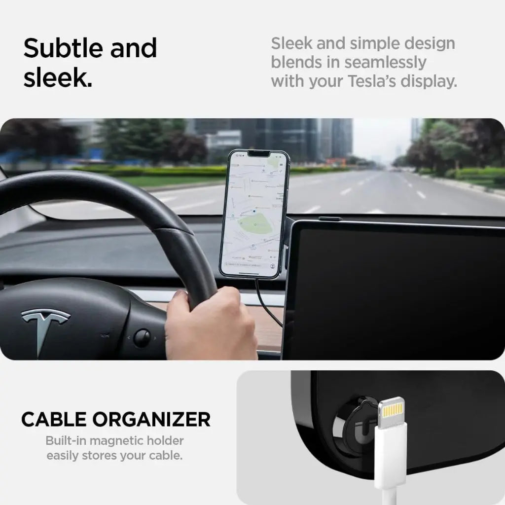 Tesla Model Y / 3 / S / X OneTap MagSafe Car Phone Holder