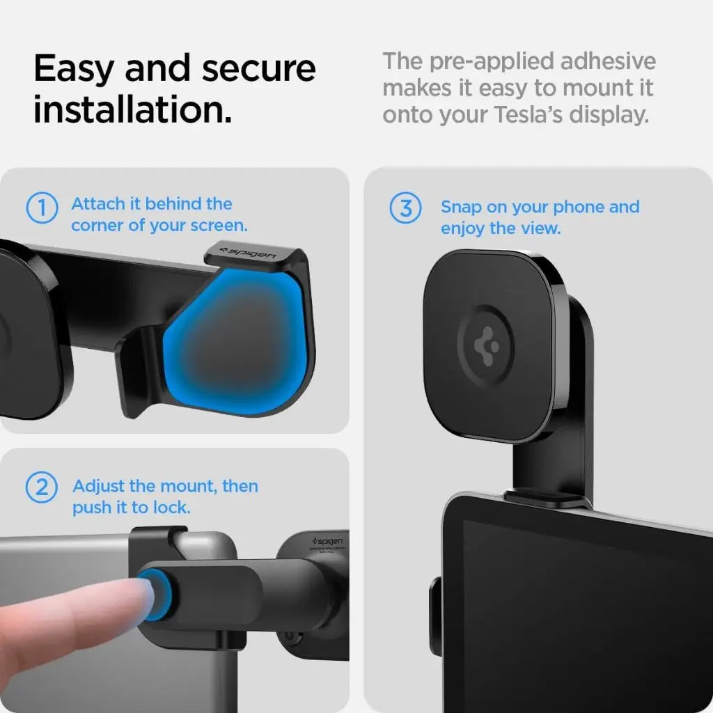 Tesla Model Y / 3 / S / X OneTap MagSafe Car Phone Holder