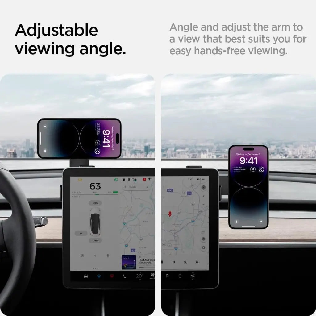 Tesla Model Y / 3 / S / X OneTap MagSafe Car Phone Holder