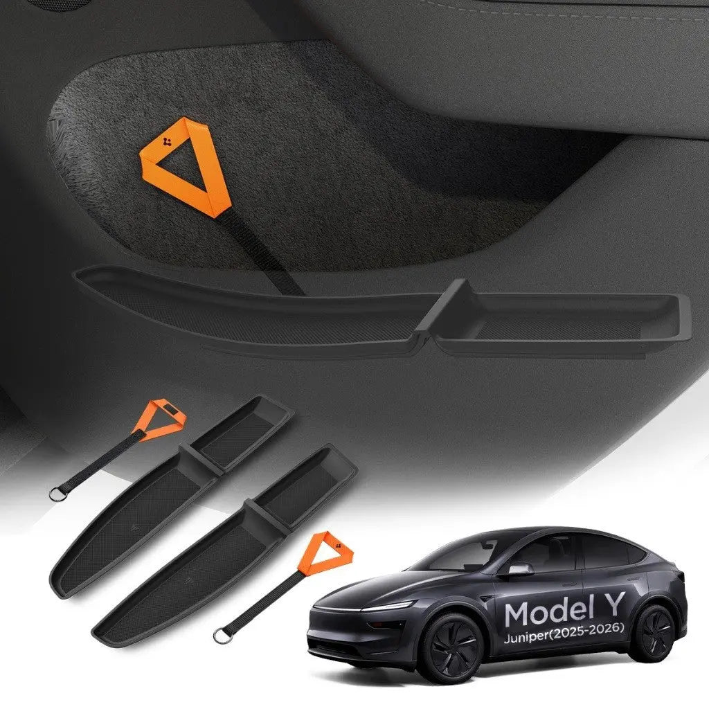 Tesla Model Y Juniper (2026/2025) Rear Side Door Pocket Guards + Emergency Door Release Handle (2P) TG120-YJ