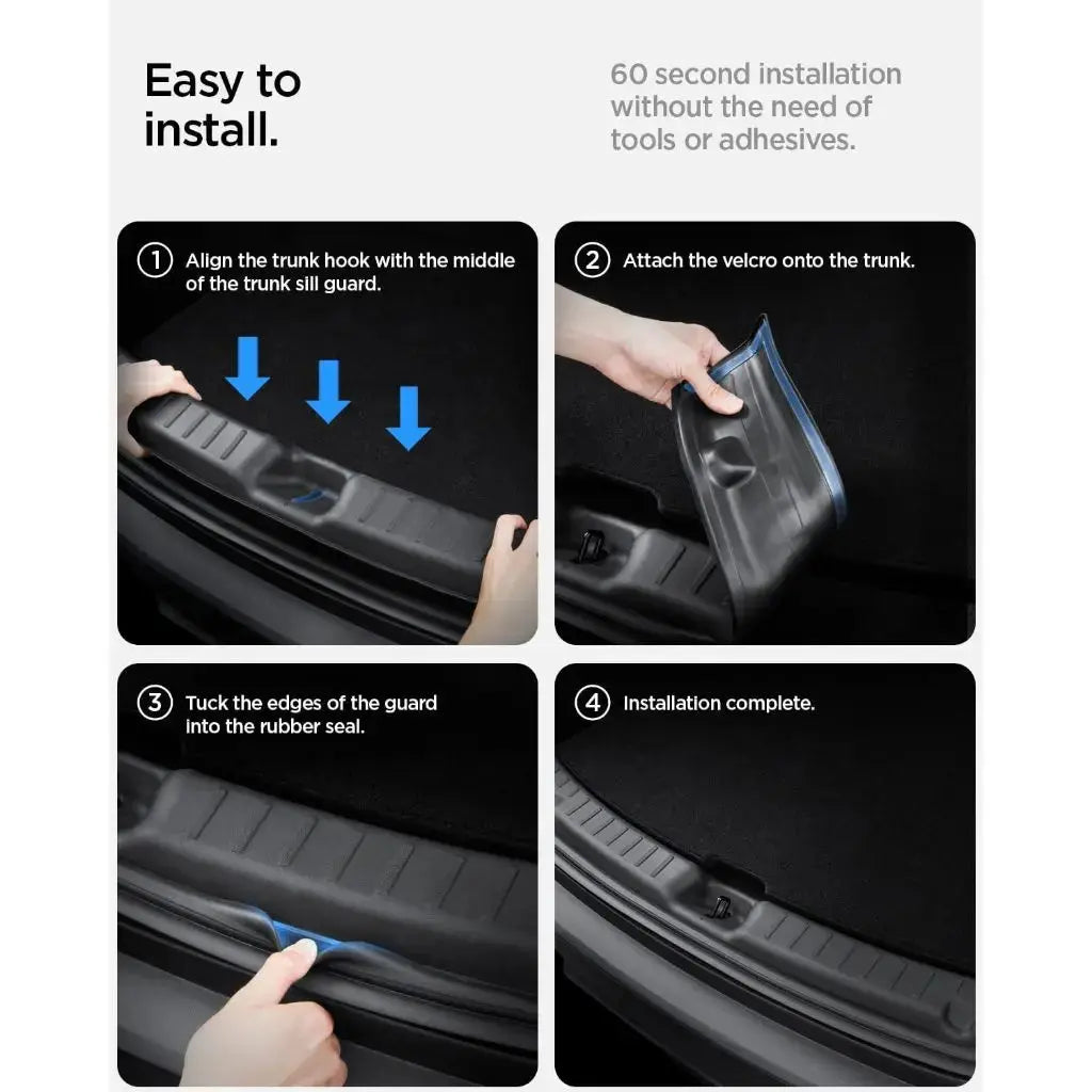 Spigen Tesla Model Y Juniper (2026/2025) Trunk Sill Guard TG100-YJ Tesla Accessories Car Accessories