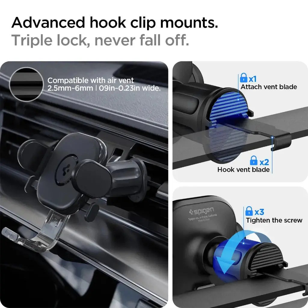 UTS12 OneTap Universal Car Mount Air Vent - Spigen Singapore