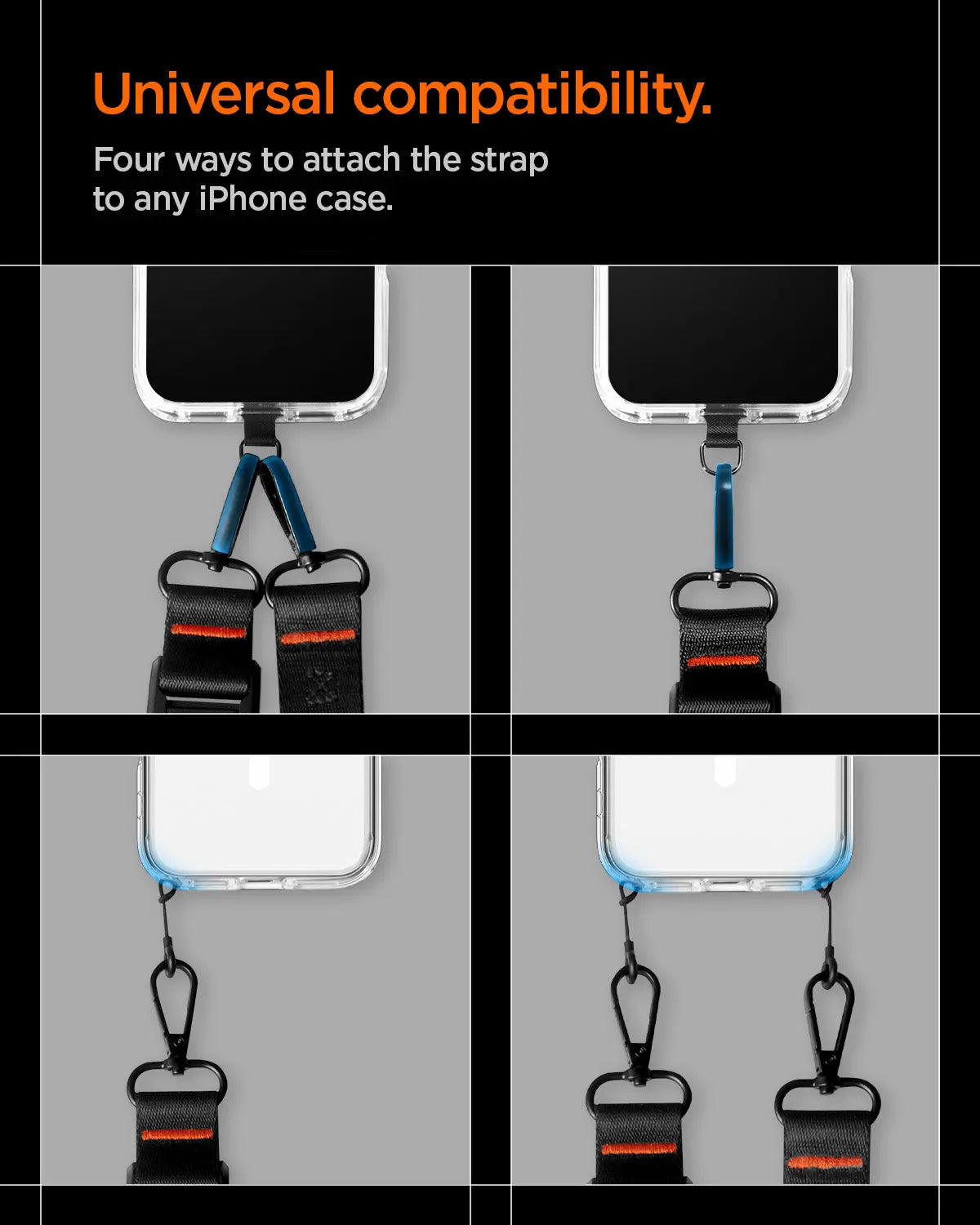 Universal Adjustable Crossbody Lanyard Strap DA30M