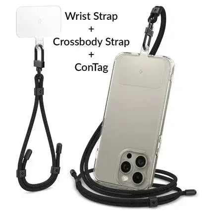 Universal Phone Lanyard Set (CrossBody Strap + Wrist Strap With ConTag)