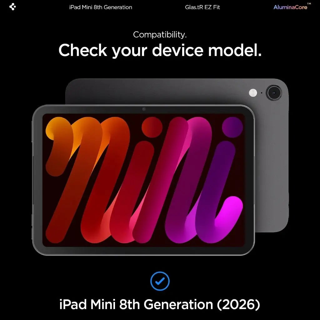 iPad Mini 8 Screen Protector (2026) Glas.tR EZ Fit