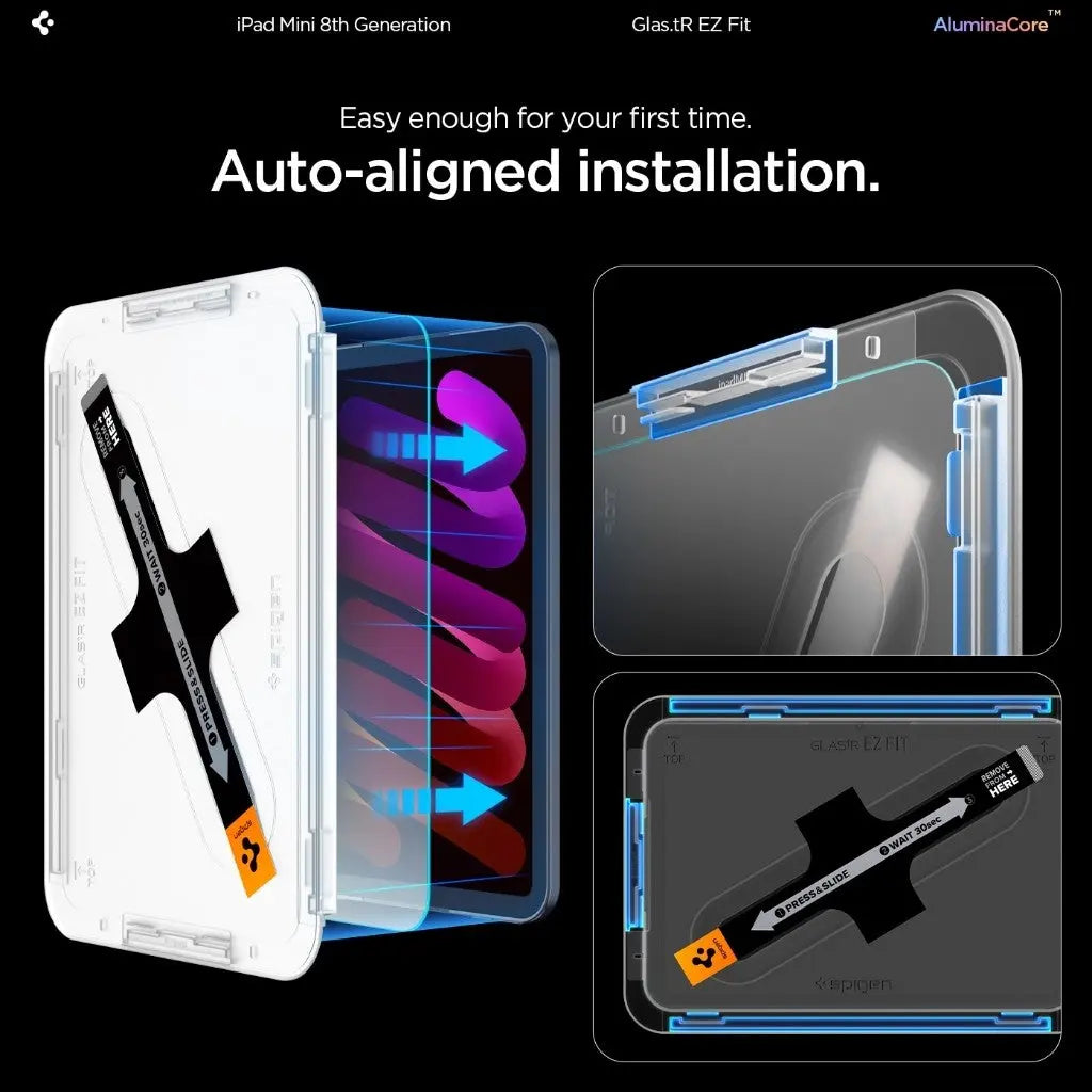 iPad Mini 8 Screen Protector (2026) Glas.tR EZ Fit