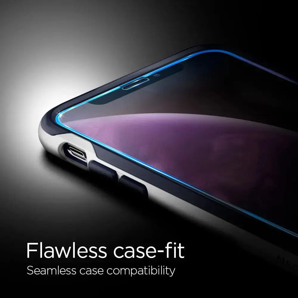 iPhone XS / iPhone 11 Pro Screen Protector  Full Coverage HD Tempered Glass - Spigen Singapore