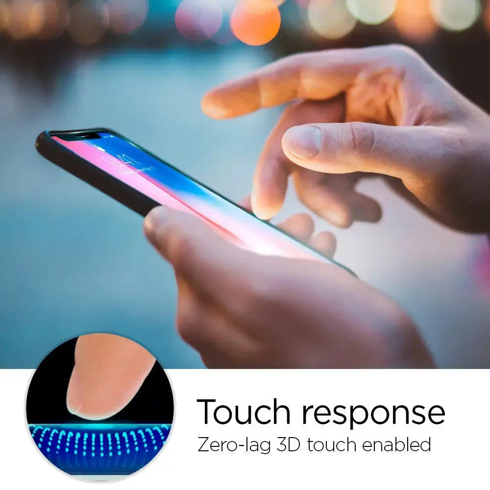 iPhone XS / iPhone 11 Pro Screen Protector  Full Coverage HD Tempered Glass - Spigen Singapore