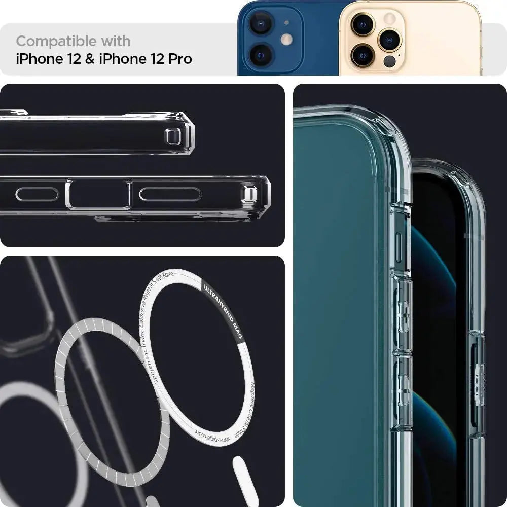 iPhone 12 Pro / iPhone 12 Case Ultra Hybrid Magfit Magsafe Case - Spigen Singapore