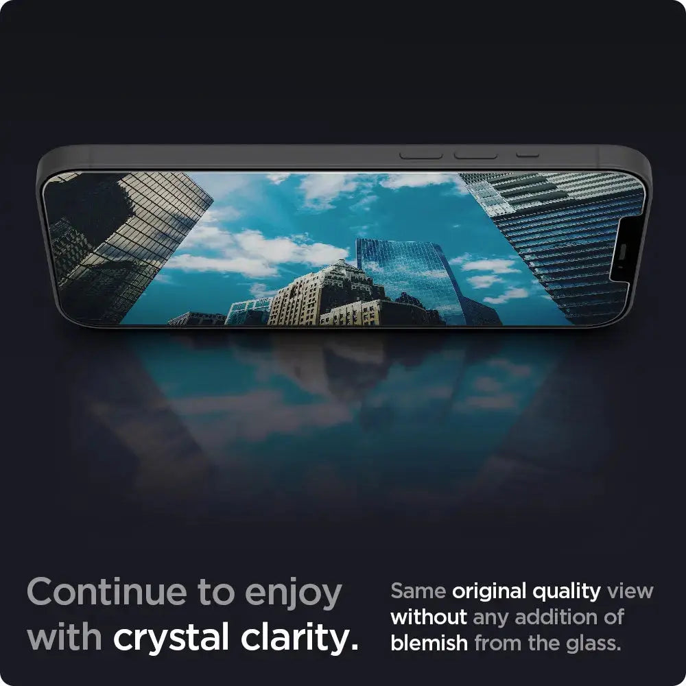iPhone 12 Pro Max Screen Protector Glas.tR Slim HD - Spigen Singapore