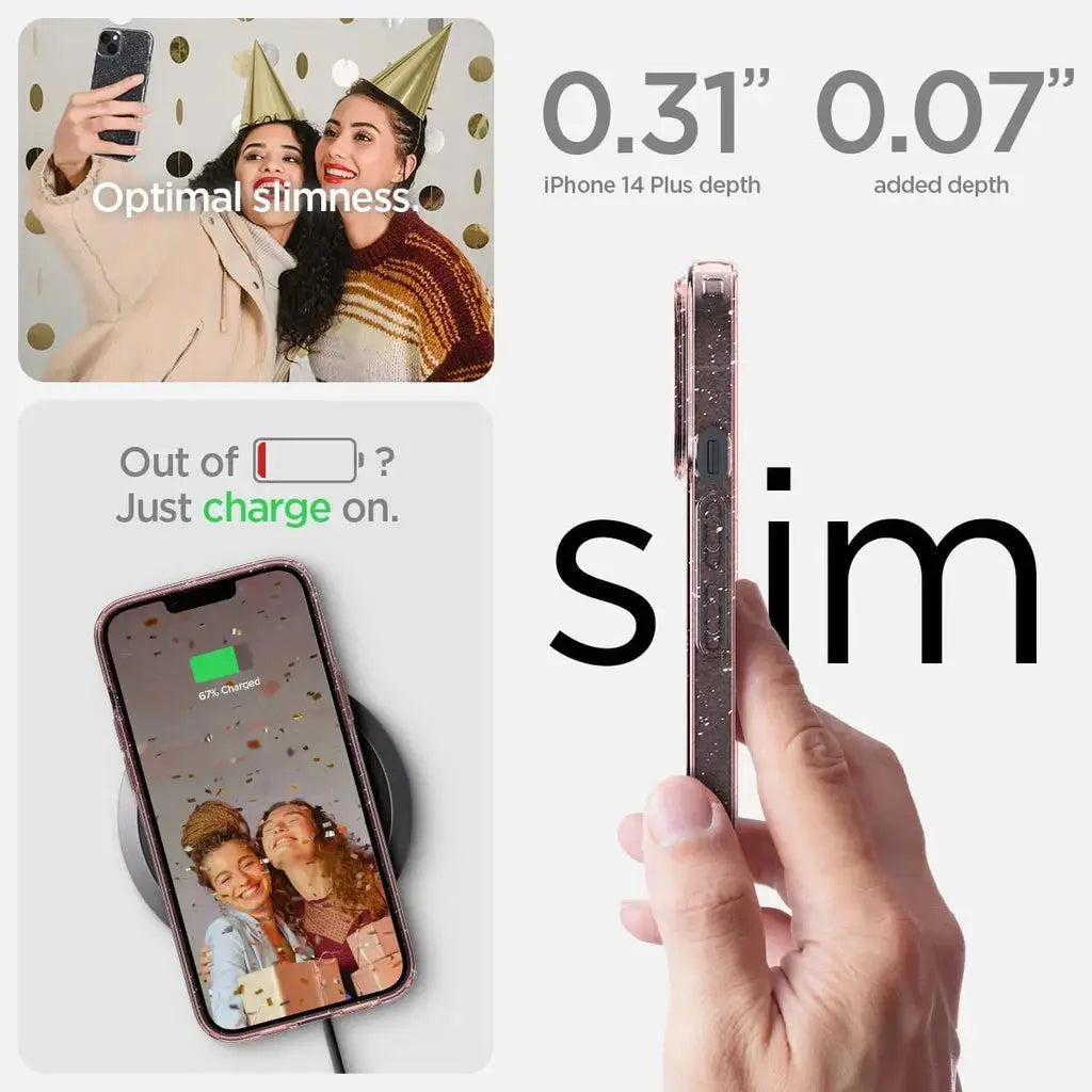 iPhone 14 / iPhone 13 Case Liquid Crystal Glitter - Spigen Singapore