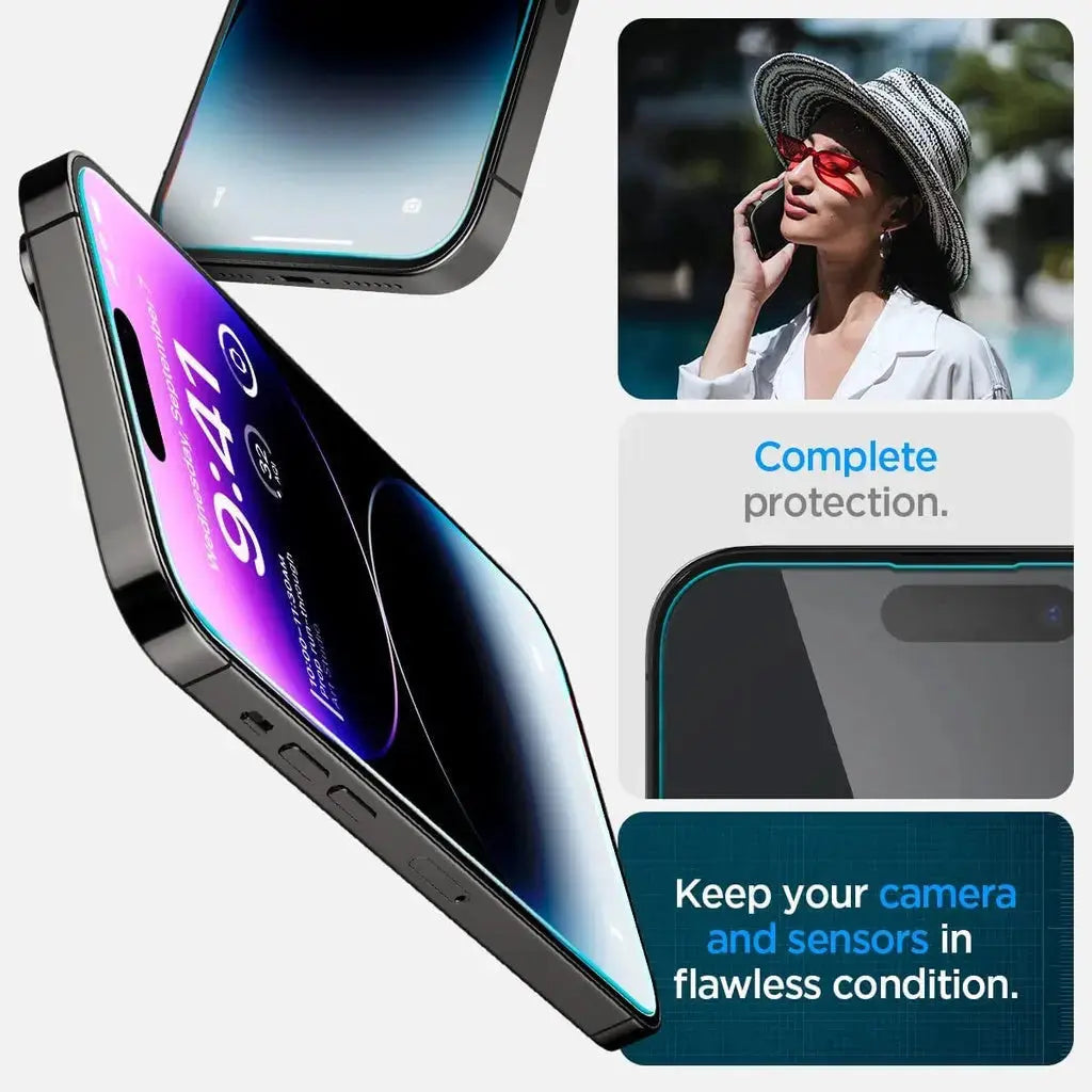 iPhone 14 Pro Max Screen Protector Glas.tR SLIM HD - Spigen Singapore