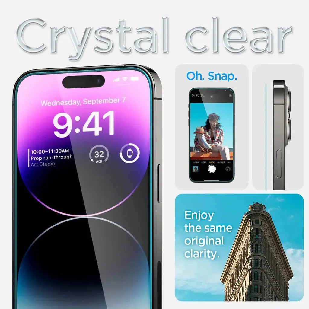 iPhone 14 Pro Max Screen Protector Glas.tR SLIM HD - Spigen Singapore