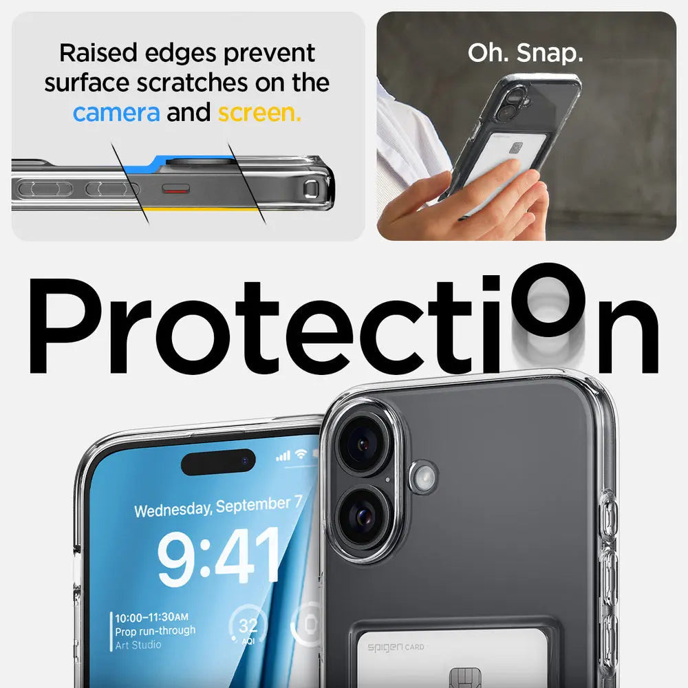 iPhone 16 Plus Case Crystal Slot