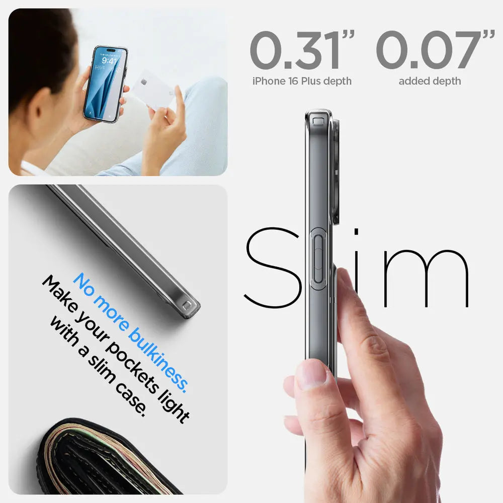 iPhone 16 Plus Case Crystal Slot