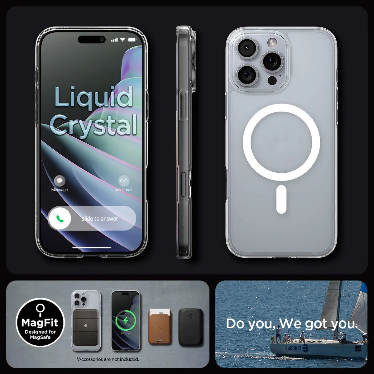 iPhone 16 Pro Max Case Liquid Crystal MagFit