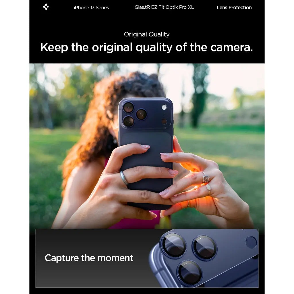 iPhone 17 Pro Lens Protector Optik Pro XL EZ Fit