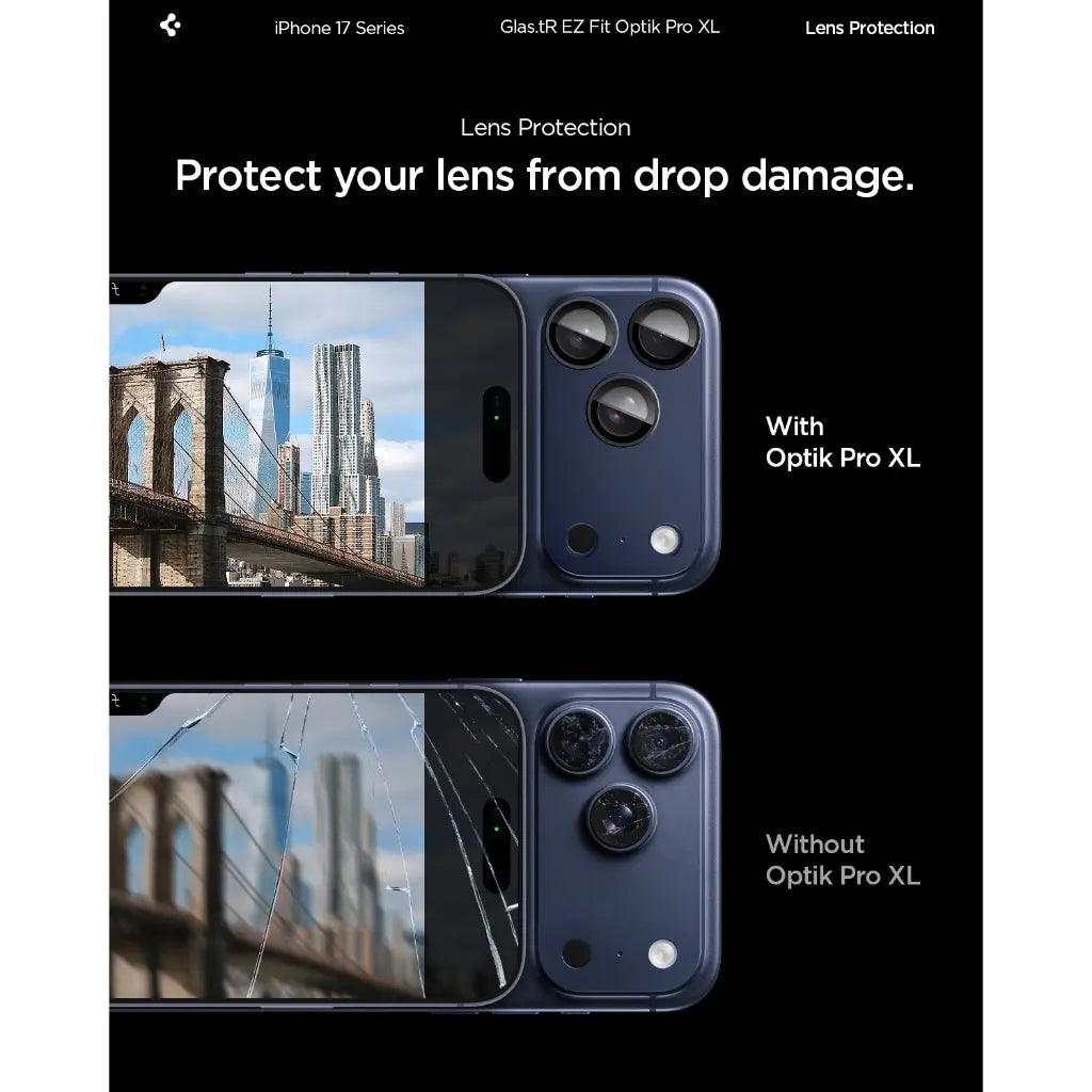 iPhone 17 Pro Lens Protector Optik Pro XL EZ Fit