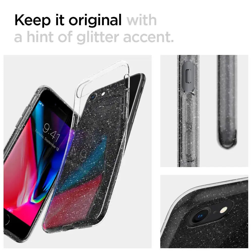 iPhone SE (2022 / 2020) / iPhone 8 / iPhone 7 Case Liquid Crystal Glitter - Spigen Singapore