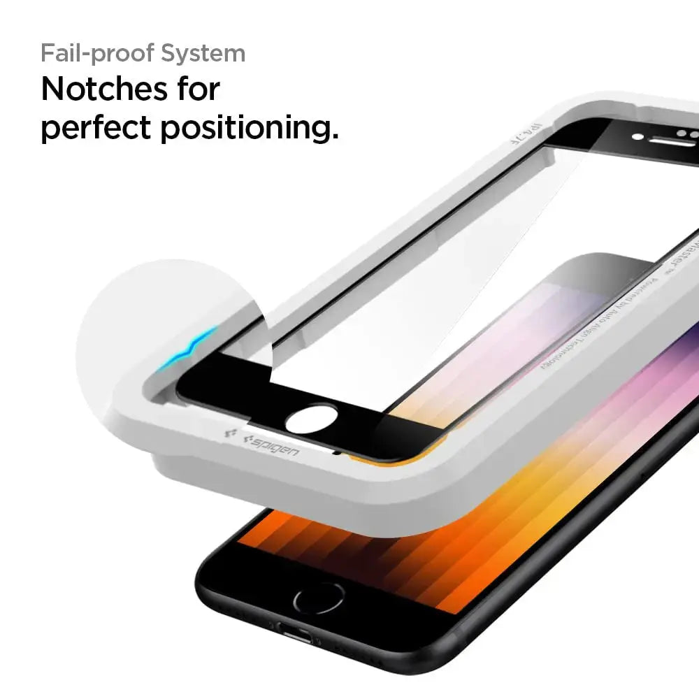 iPhone SE 2022 AlignMaster Tempered Glass - Spigen Singapore