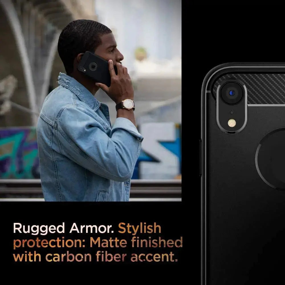 iPhone XR Case Rugged Armor - Spigen Singapore