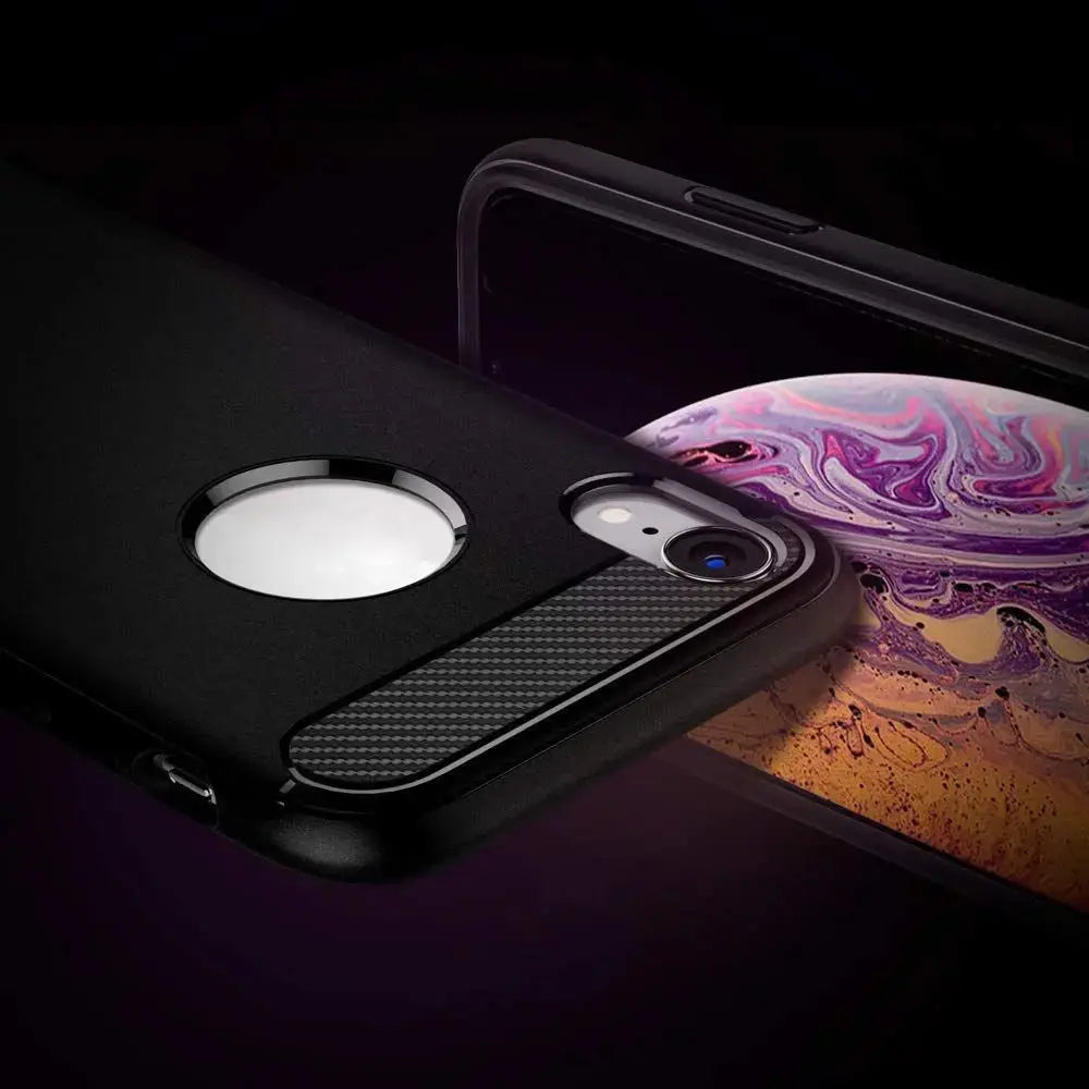 iPhone XR Case Rugged Armor - Spigen Singapore