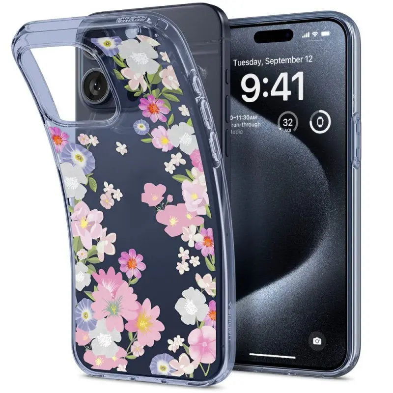 CYRILL Cecile iPhone 15 Pro Case Liquid Crystal Blossom - Spigen Singapore