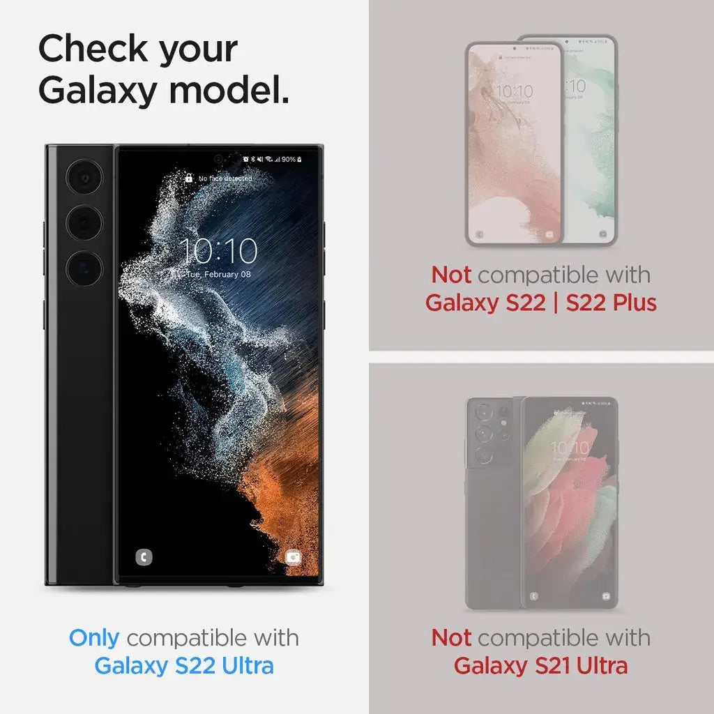 [1 Pack] Galaxy S22 Ultra Screen Protector FlexiD Solid - Spigen Singapore