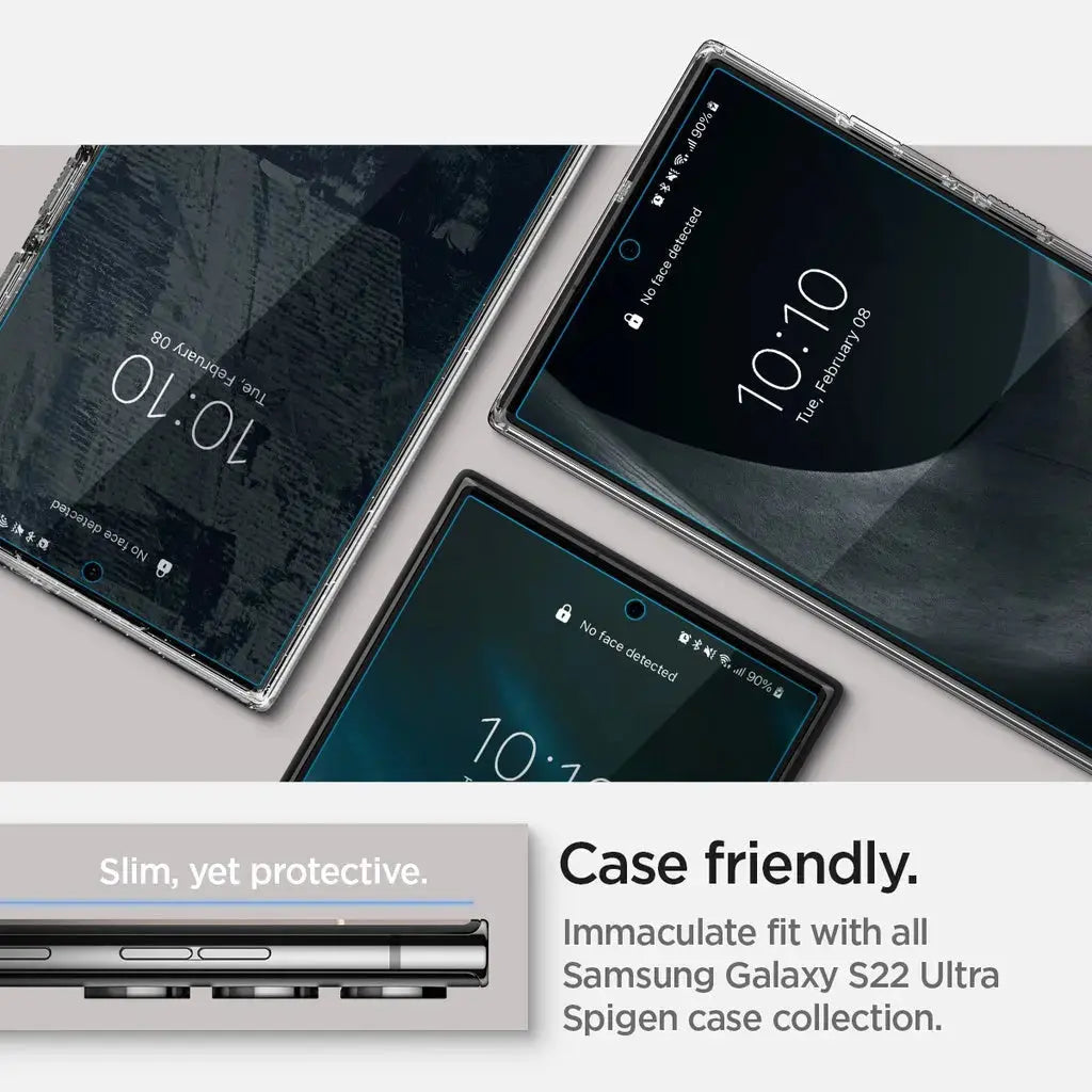 [1 Pack] Galaxy S22 Ultra Screen Protector FlexiD Solid - Spigen Singapore