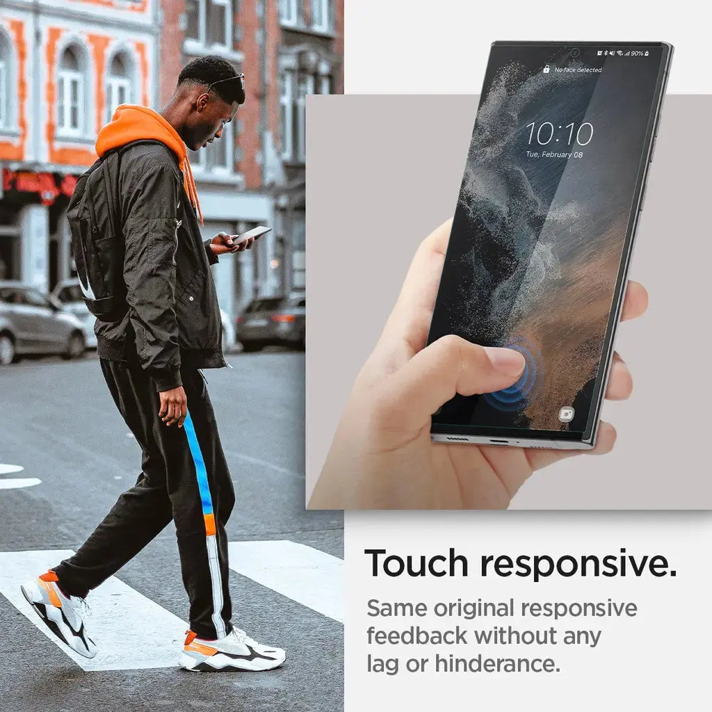 [1 Pack] Galaxy S22 Ultra Screen Protector FlexiD Solid - Spigen Singapore