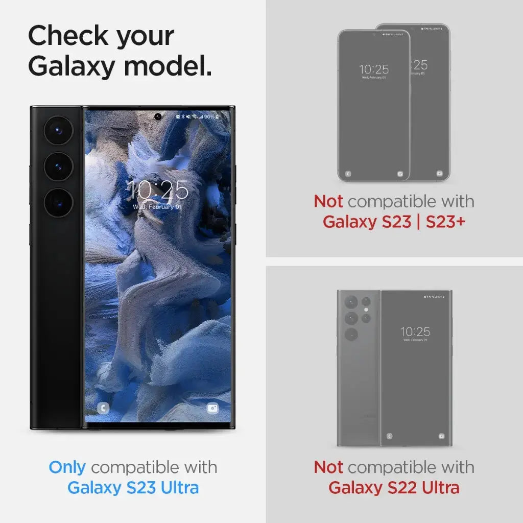 [1 Pack] Galaxy S23 Ultra Screen Protector FlexiD Solid - Spigen Singapore