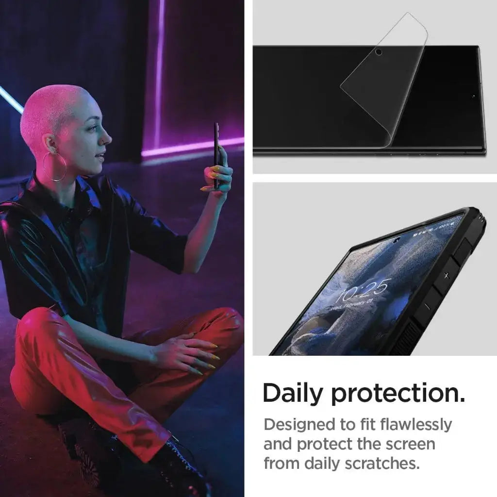 [1 Pack] Galaxy S23 Ultra Screen Protector FlexiD Solid - Spigen Singapore