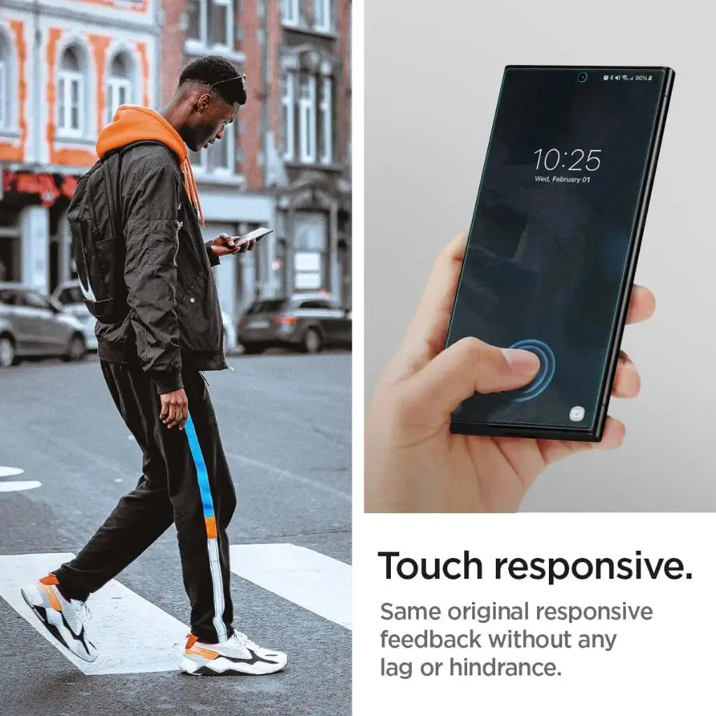 [1 Pack] Galaxy S23 Ultra Screen Protector FlexiD Solid - Spigen Singapore