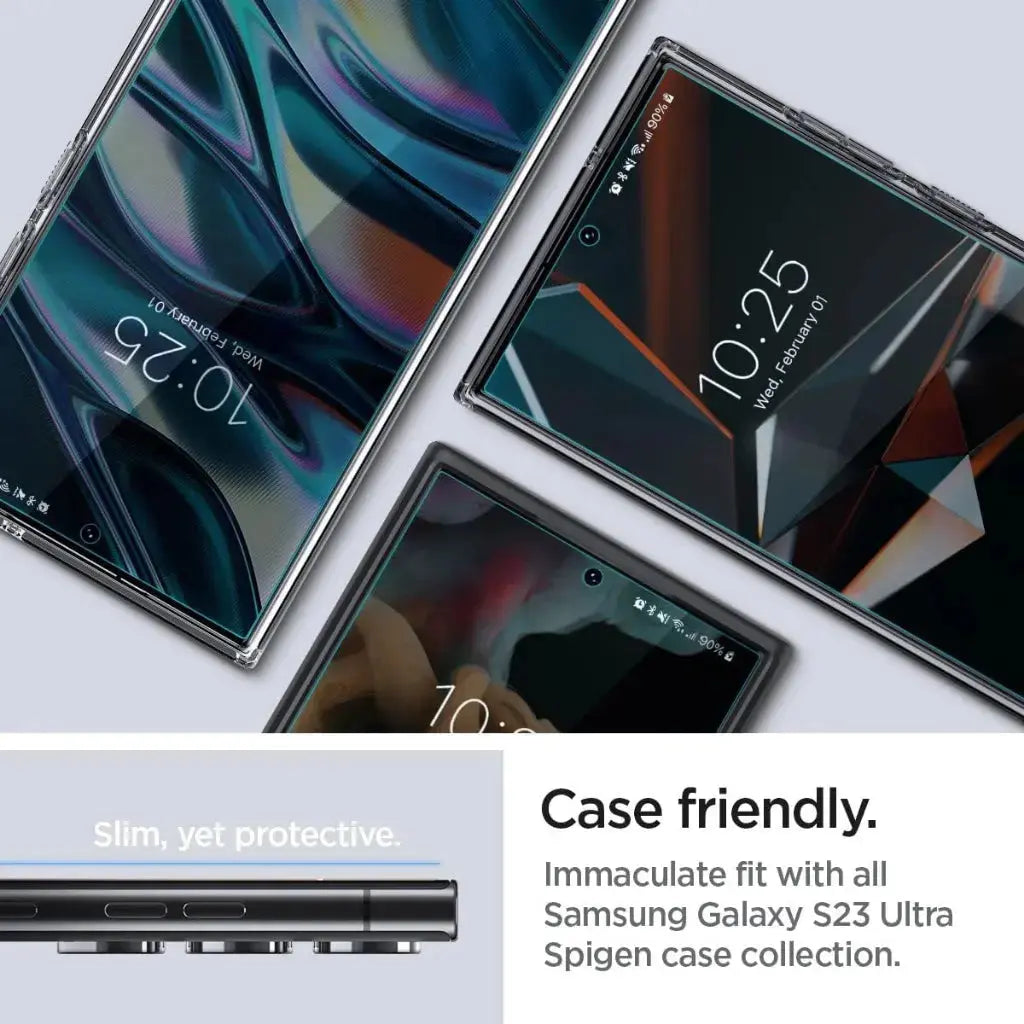 [1 Pack] Galaxy S23 Ultra Screen Protector FlexiD Solid - Spigen Singapore