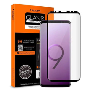 [1 Pack] Galaxy S9 Plus Screen Protector GLAS.tR Curved Black HD