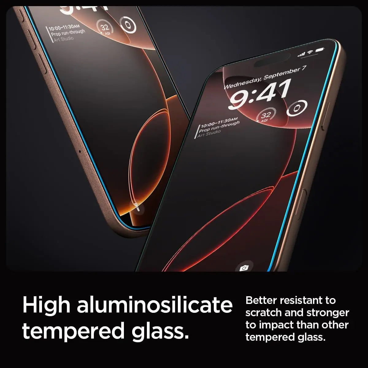 [1 Pack] iPhone 16 Pro Tempered Glass EZ Fit