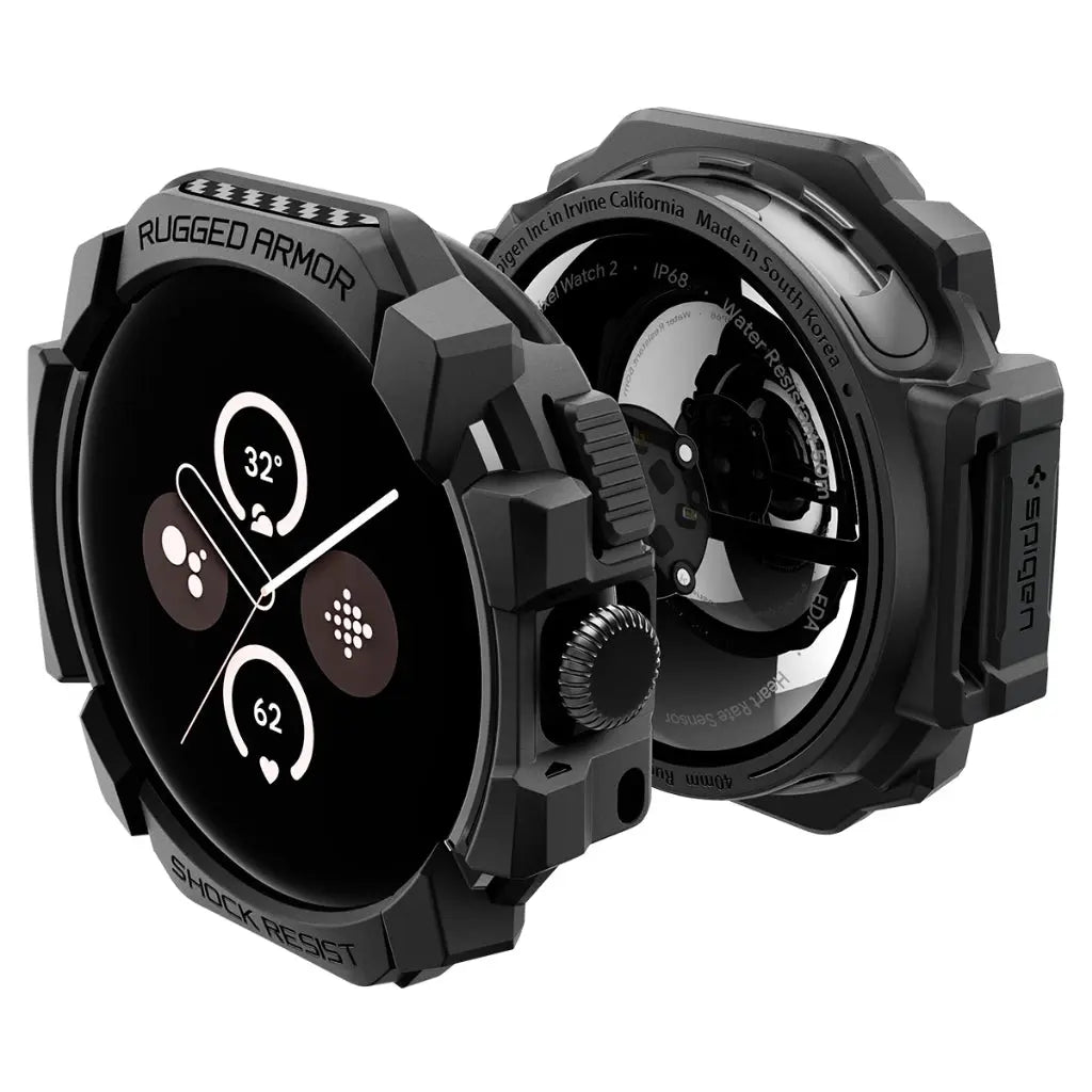 Spigen Google Pixel Watch 3 / 2 / 1 (41mm) Case Rugged Armor Google Pixel Watch Cover Drop Protection Watch Casing