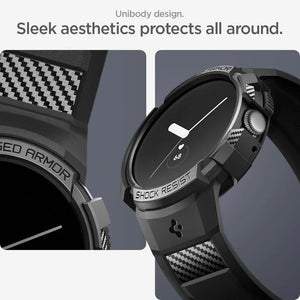 Spigen Google Pixel Watch 3 / 2 / 1 (41mm) Rugged Armor Pro Watch Band Watch Strap Google Pixel Watch Case