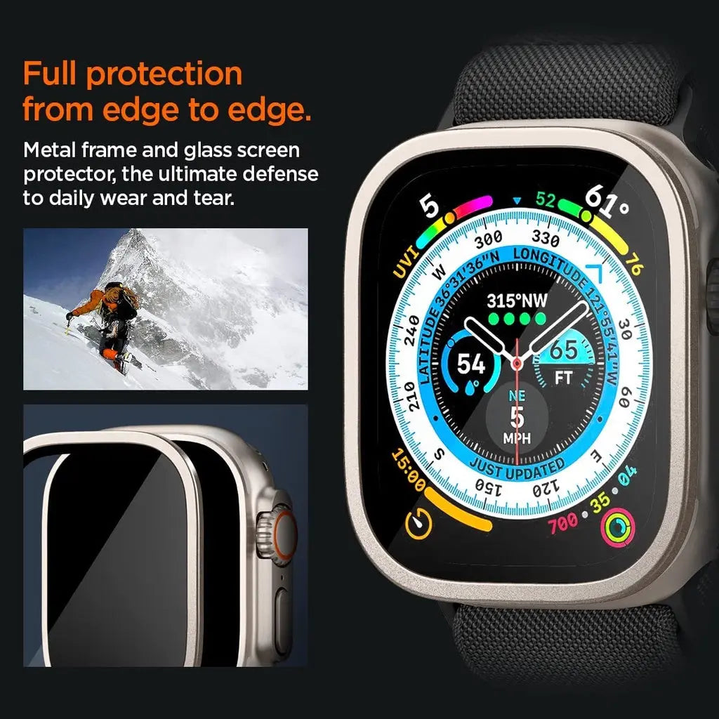 Apple Watch Screen Protector Series Ultra 2/1 (49mm) Full Cover Glas.tR Slim Pro