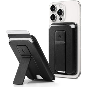 Spigen Magnetic Card Holder Wallet Magnetic Wallet Smart Fold 2 Phone Stand Holder For iPhone 15/14/13/12 All Series