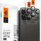 [2 Pack] iPhone 16 Pro Max / 16 Pro / 15 Pro Max / 15 Pro / 14 Pro Max / 14 Pro Camera Lens Protector EZ Fit Optik Pro