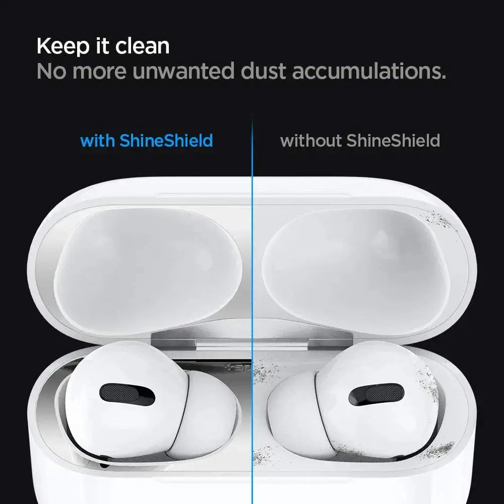 [2 Pack] AirPods Pro 2 (2022) Shine Shield AirPods Pro (2019) - Spigen Singapore