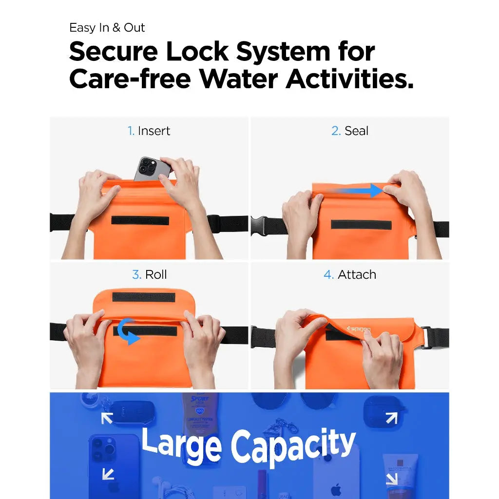 [2 Pack] Aqua Shield A620 Waterproof Pouch Bag
