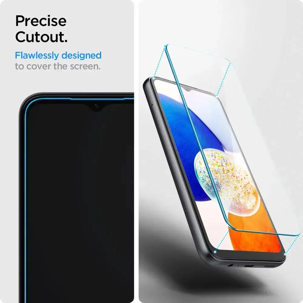 [2 Pack] Galaxy A14 Screen Protector GLAS.tR Slim