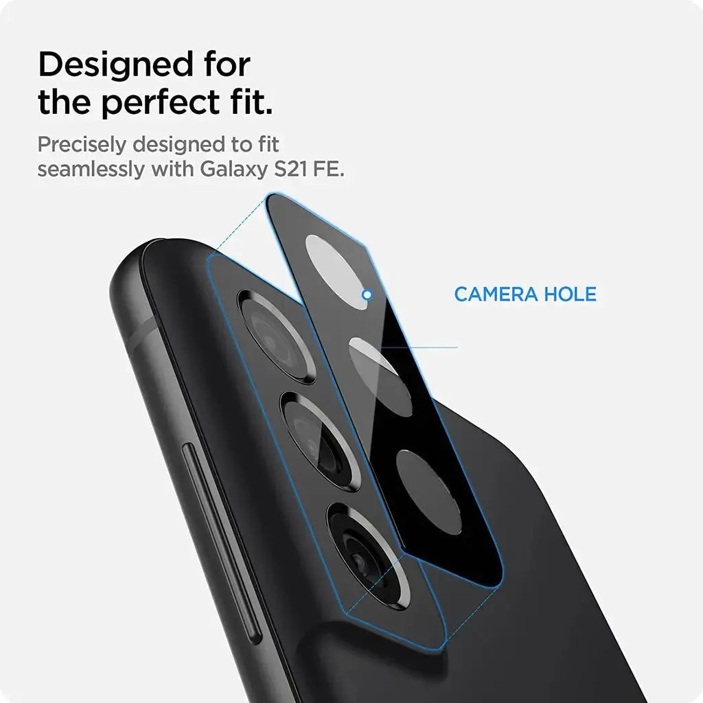 [2 Pack] Galaxy S21 FE Camera Lens Protector Optik - Spigen Singapore