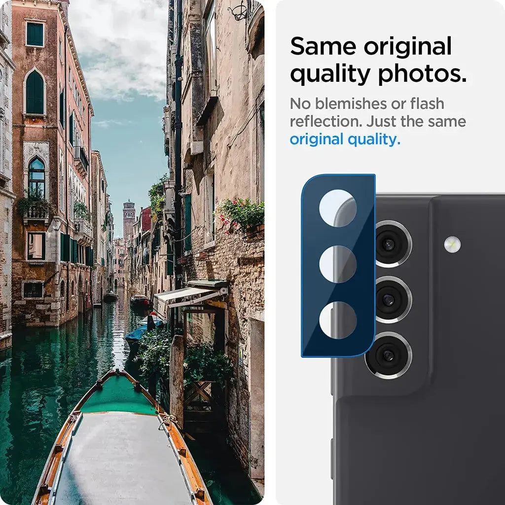 [2 Pack] Galaxy S21 FE Camera Lens Protector Optik - Spigen Singapore