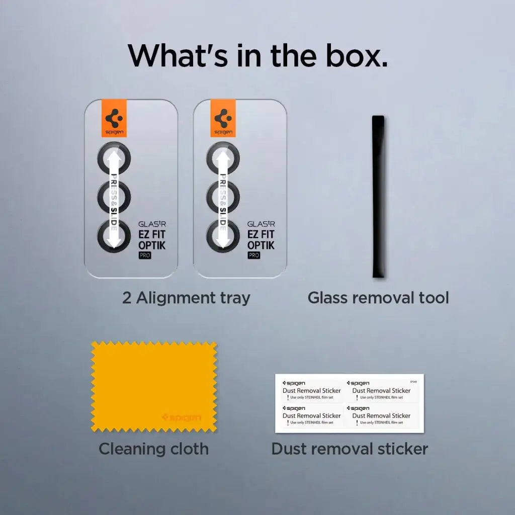 [2 Pack] Galaxy S23 FE Camera Lens Protector EZ Fit Optik Pro - Spigen Singapore