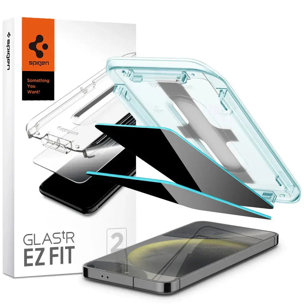 [2 Pack] Galaxy S24 Plus Screen Protector Glas.tR EZ Fit - Spigen Singapore